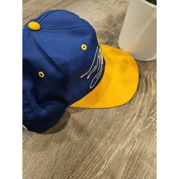 Jeff Gordon Snapback Hat Nascar 24 Blue Yellow Cap - Picture 7 of 7